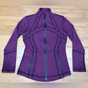 Lululemon Define Jacket Women’s Size 4 Teeny Tooth Deep Fuschia Black